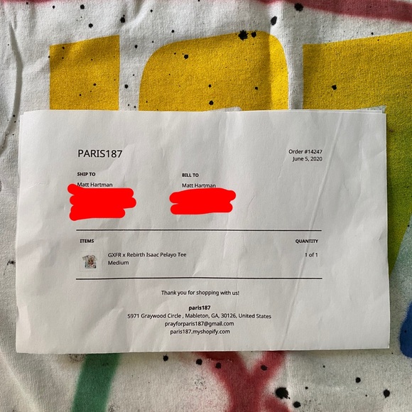 Westside Gunn GXFR X Rebirth Champion T Shirt - Picture 4 of 4